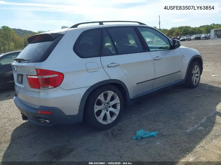 4USFE83507LY63854 2007 BMW X5 4.8I