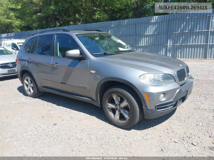2009 BMW X5 xDrive30I VIN: 5UXFE43549L269428 Lot: 45644508
