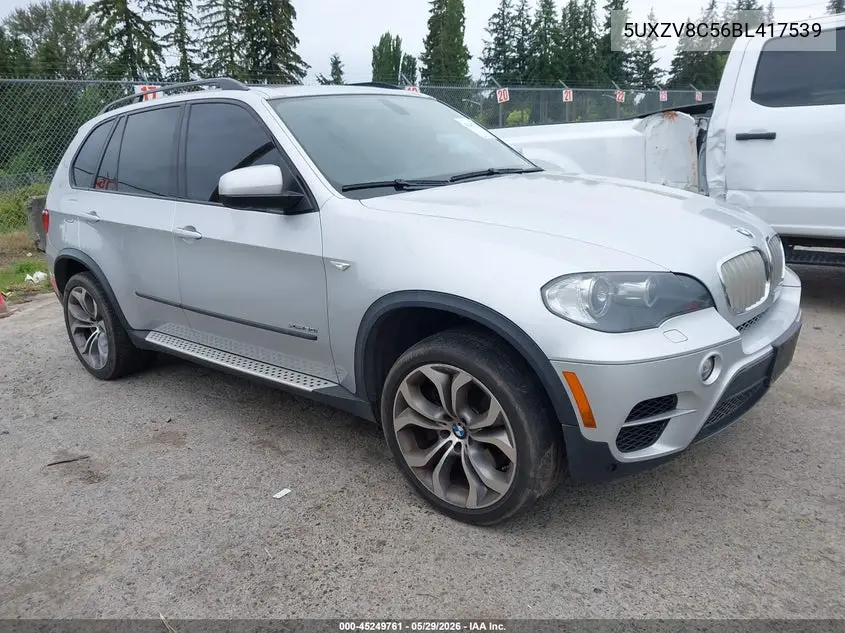 2011 BMW X5 xDrive50I VIN: 5UXZV8C56BL417539 Lot: 45249761