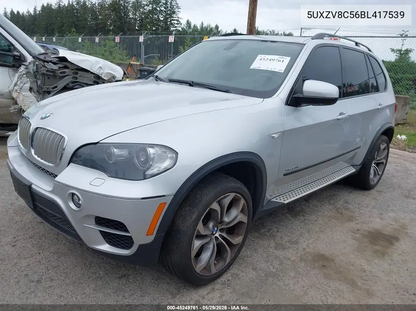 2011 BMW X5 xDrive50I VIN: 5UXZV8C56BL417539 Lot: 45249761