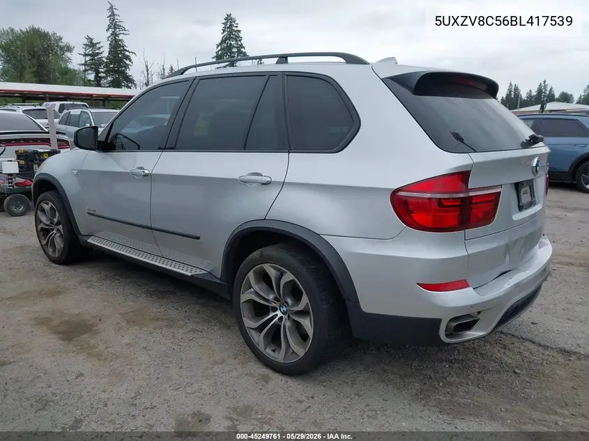 2011 BMW X5 xDrive50I VIN: 5UXZV8C56BL417539 Lot: 45249761