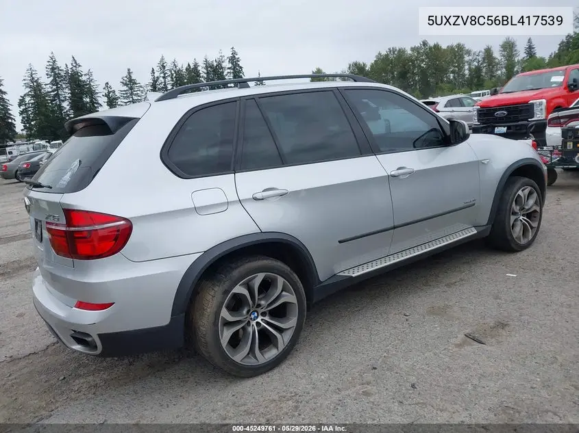 2011 BMW X5 xDrive50I VIN: 5UXZV8C56BL417539 Lot: 45249761