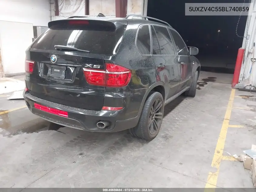 2011 BMW X5 xDrive35I/xDrive35I Premium/xDrive35I Sport Activity VIN: 5UXZV4C55BL740859 Lot: 45656684