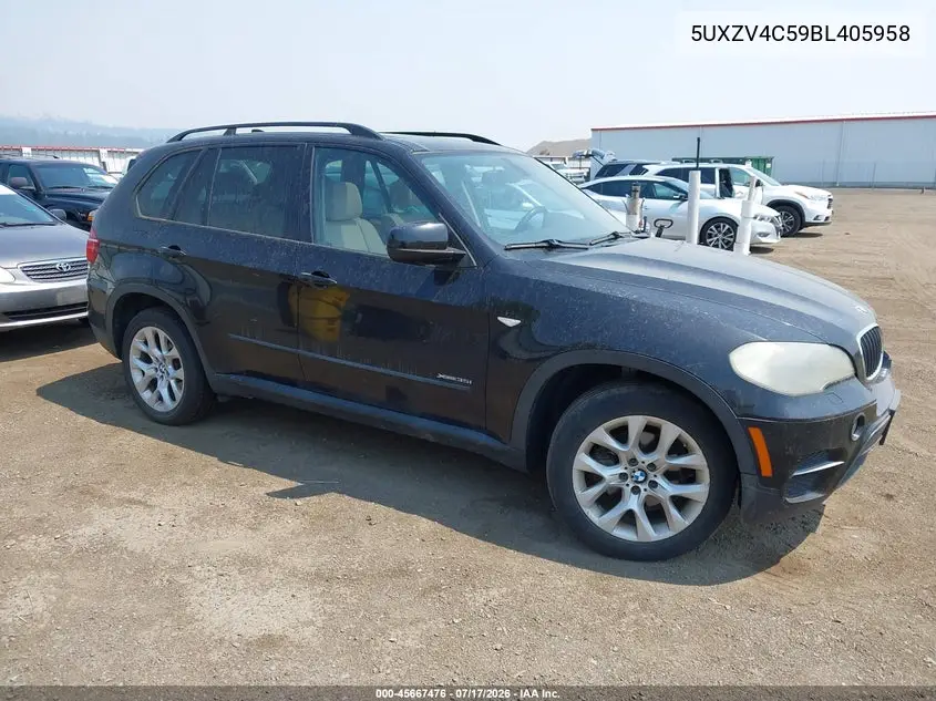 2011 BMW X5 xDrive35I/xDrive35I Premium/xDrive35I Sport Activity VIN: 5UXZV4C59BL405958 Lot: 45667476