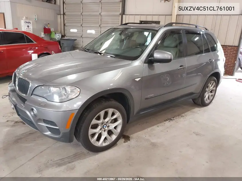 2012 BMW X5 xDrive35I/xDrive35I Premium/xDrive35I Sport Activity VIN: 5UXZV4C51CL761001 Lot: 45213967