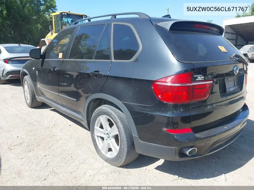 2012 BMW X5 xDrive35D VIN: 5UXZW0C56CL671767 Lot: 45394088