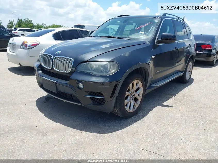 2013 BMW X5 xDrive35I/xDrive35I Premium/xDrive35I Sport Activity VIN: 5UXZV4C53D0B04612 Lot: 45585575