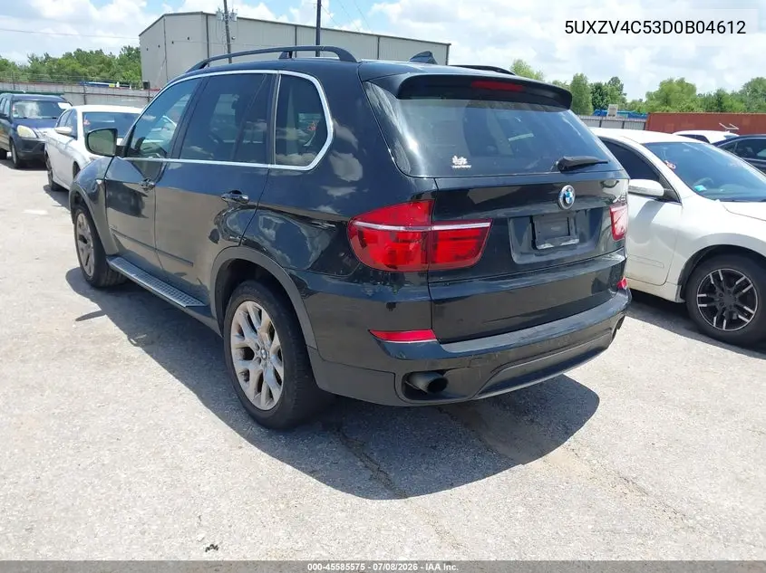 2013 BMW X5 xDrive35I/xDrive35I Premium/xDrive35I Sport Activity VIN: 5UXZV4C53D0B04612 Lot: 45585575