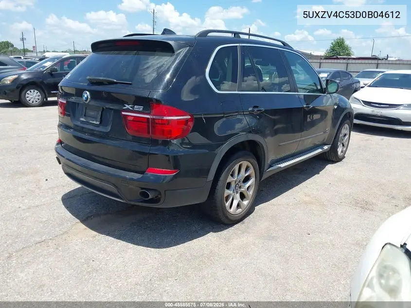 2013 BMW X5 xDrive35I/xDrive35I Premium/xDrive35I Sport Activity VIN: 5UXZV4C53D0B04612 Lot: 45585575