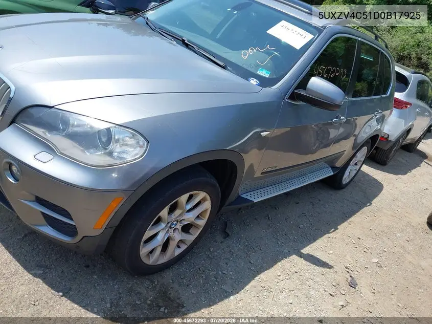 2013 BMW X5 xDrive35I/xDrive35I Premium/xDrive35I Sport Activity VIN: 5UXZV4C51D0B17925 Lot: 45672293