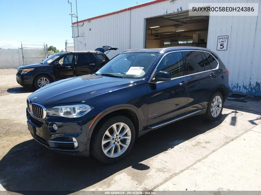 2014 BMW X5 xDrive35I VIN: 5UXKR0C58E0H24386 Lot: 45409329