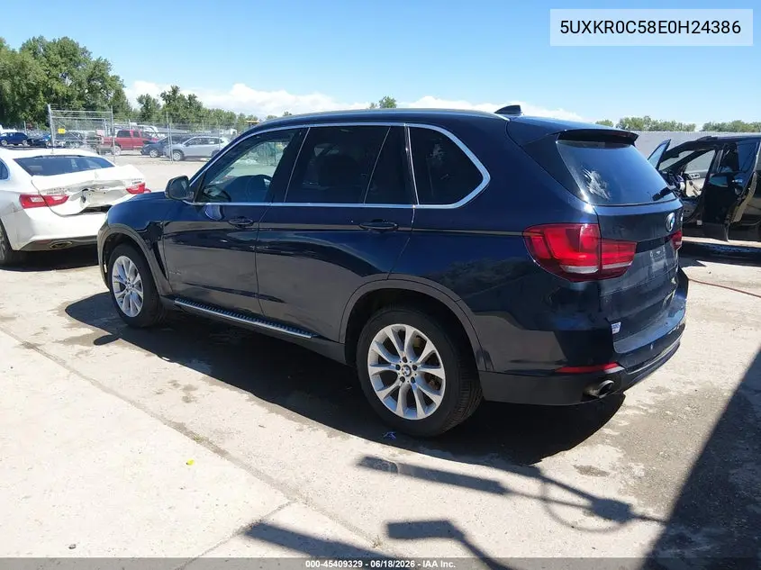 2014 BMW X5 xDrive35I VIN: 5UXKR0C58E0H24386 Lot: 45409329