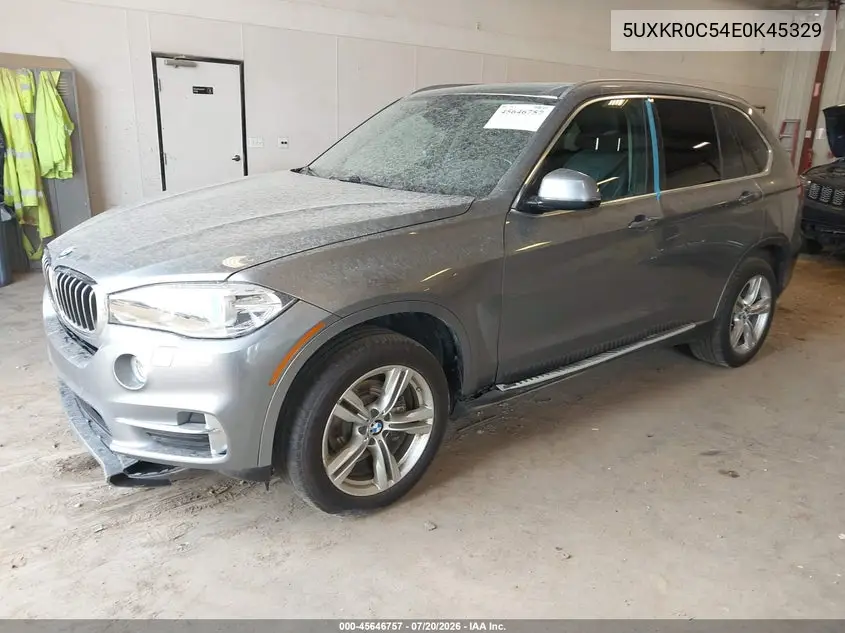 2014 BMW X5 xDrive35I VIN: 5UXKR0C54E0K45329 Lot: 45646757
