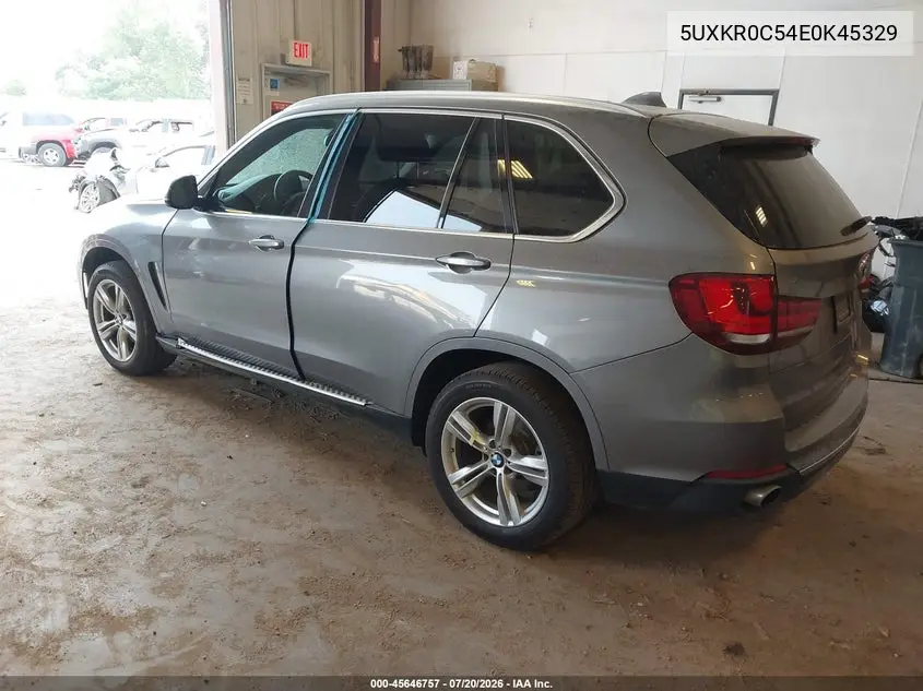 2014 BMW X5 xDrive35I VIN: 5UXKR0C54E0K45329 Lot: 45646757