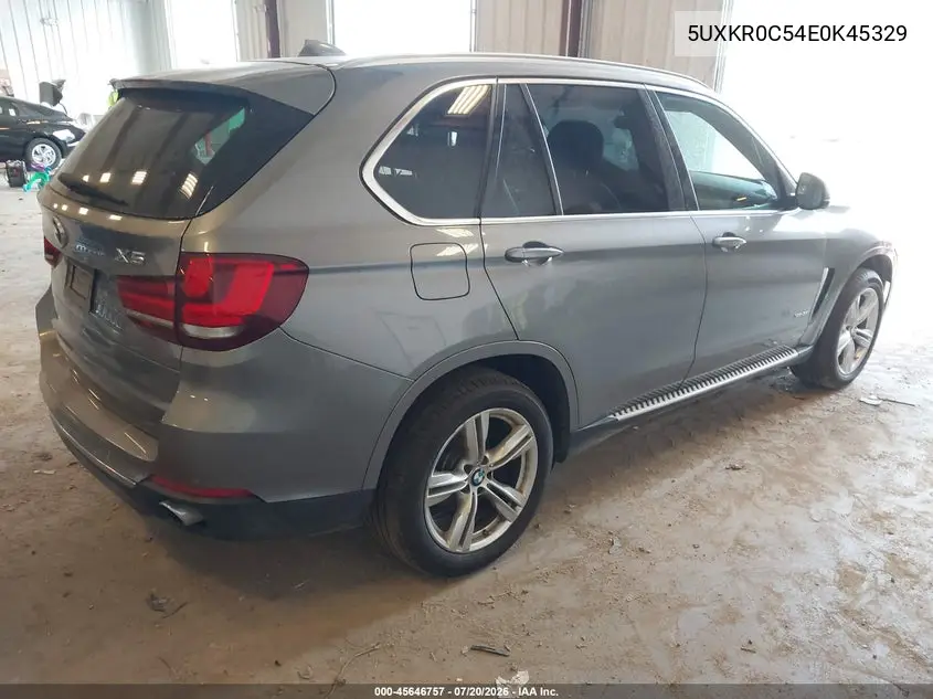 2014 BMW X5 xDrive35I VIN: 5UXKR0C54E0K45329 Lot: 45646757