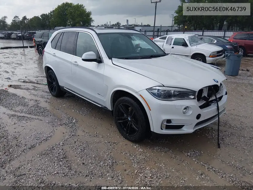2014 BMW X5 xDrive35I VIN: 5UXKR0C56E0K46739 Lot: 45651972