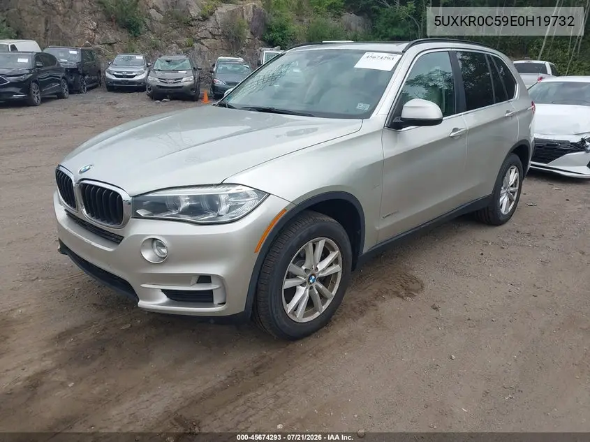 2014 BMW X5 xDrive35I VIN: 5UXKR0C59E0H19732 Lot: 45674293