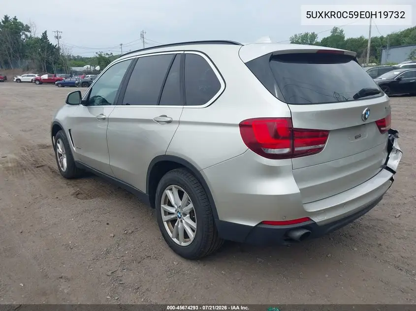 2014 BMW X5 xDrive35I VIN: 5UXKR0C59E0H19732 Lot: 45674293