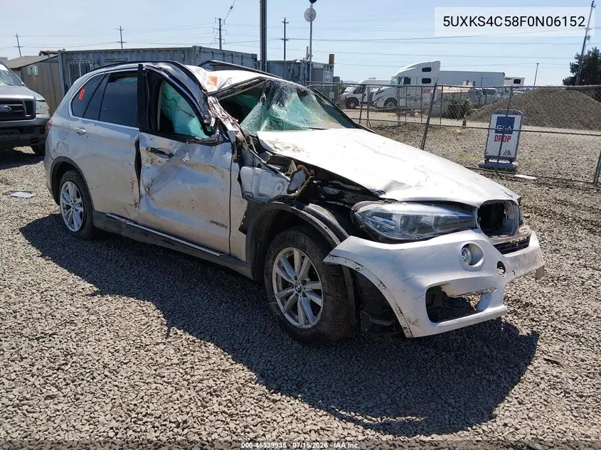 2015 BMW X5 xDrive35D VIN: 5UXKS4C58F0N06152 Lot: 45539935