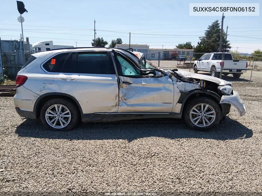2015 BMW X5 xDrive35D VIN: 5UXKS4C58F0N06152 Lot: 45539935