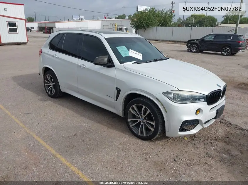 2015 BMW X5 xDrive35D VIN: 5UXKS4C52F0N07782 Lot: 45601469