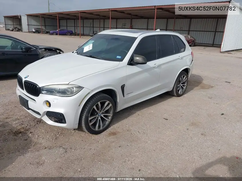 2015 BMW X5 xDrive35D VIN: 5UXKS4C52F0N07782 Lot: 45601469