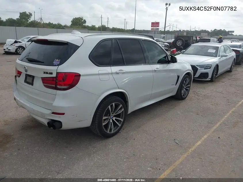 2015 BMW X5 xDrive35D VIN: 5UXKS4C52F0N07782 Lot: 45601469
