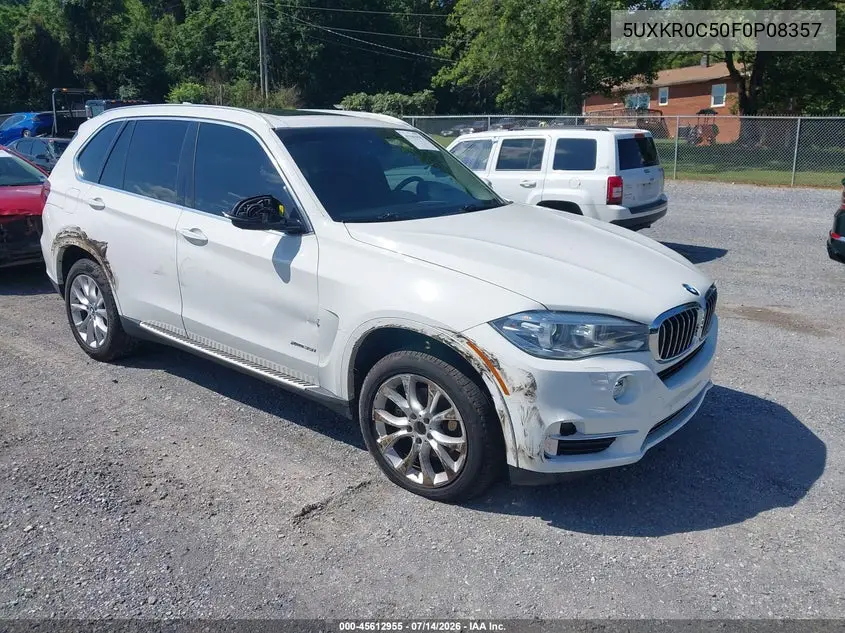 2015 BMW X5 xDrive35I VIN: 5UXKR0C50F0P08357 Lot: 45612955