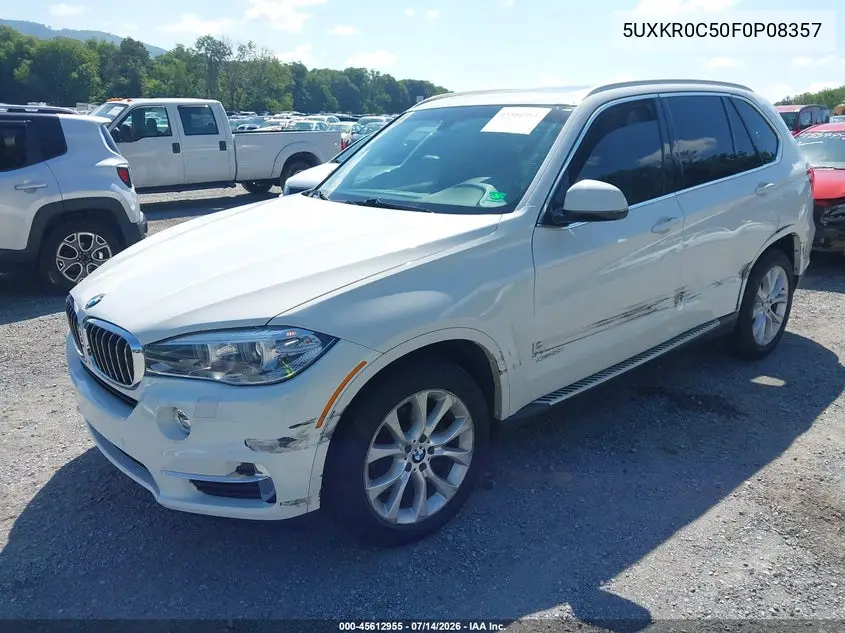 2015 BMW X5 xDrive35I VIN: 5UXKR0C50F0P08357 Lot: 45612955