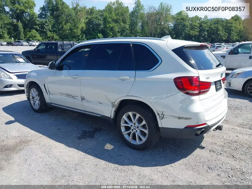 2015 BMW X5 xDrive35I VIN: 5UXKR0C50F0P08357 Lot: 45612955