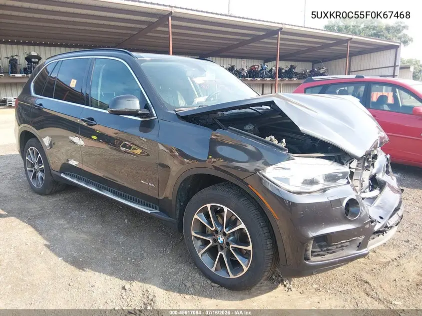2015 BMW X5 xDrive35I VIN: 5UXKR0C55F0K67468 Lot: 45617084