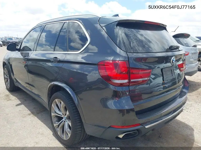 2015 BMW X5 xDrive50I VIN: 5UXKR6C54F0J77165 Lot: 45671628