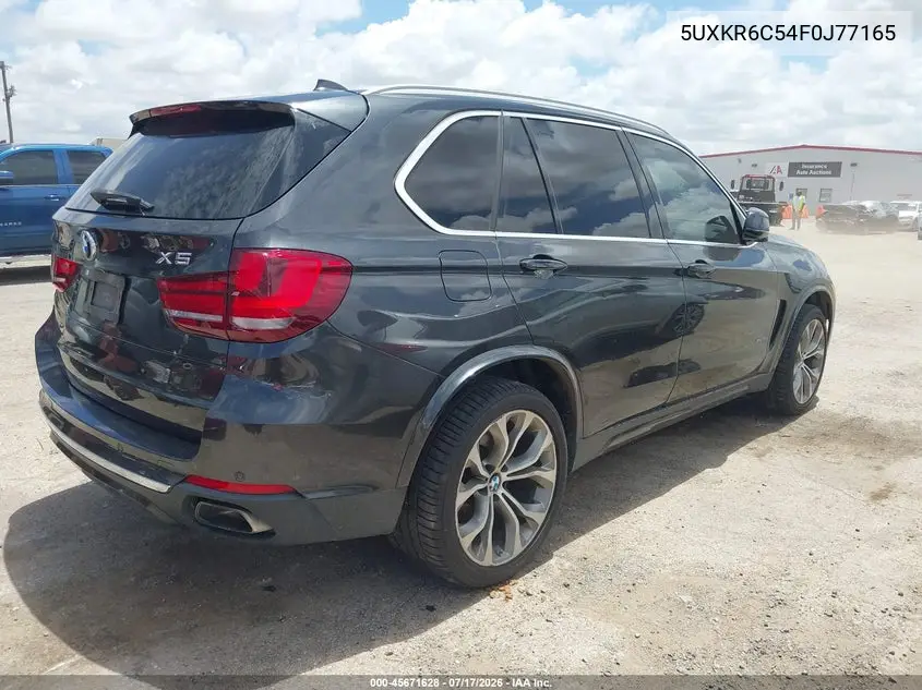 2015 BMW X5 xDrive50I VIN: 5UXKR6C54F0J77165 Lot: 45671628