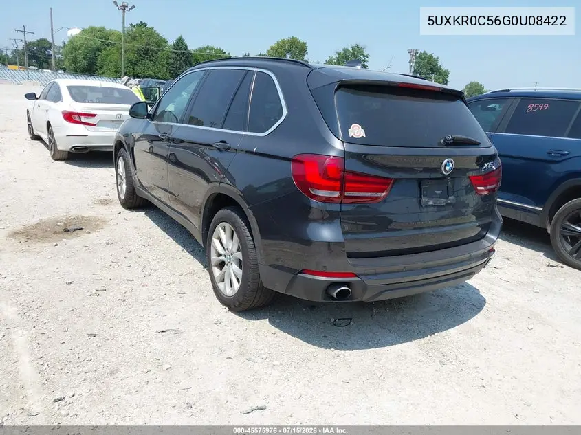 2016 BMW X5 xDrive35I VIN: 5UXKR0C56G0U08422 Lot: 45575976
