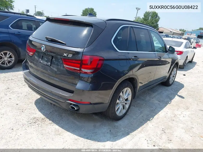 2016 BMW X5 xDrive35I VIN: 5UXKR0C56G0U08422 Lot: 45575976