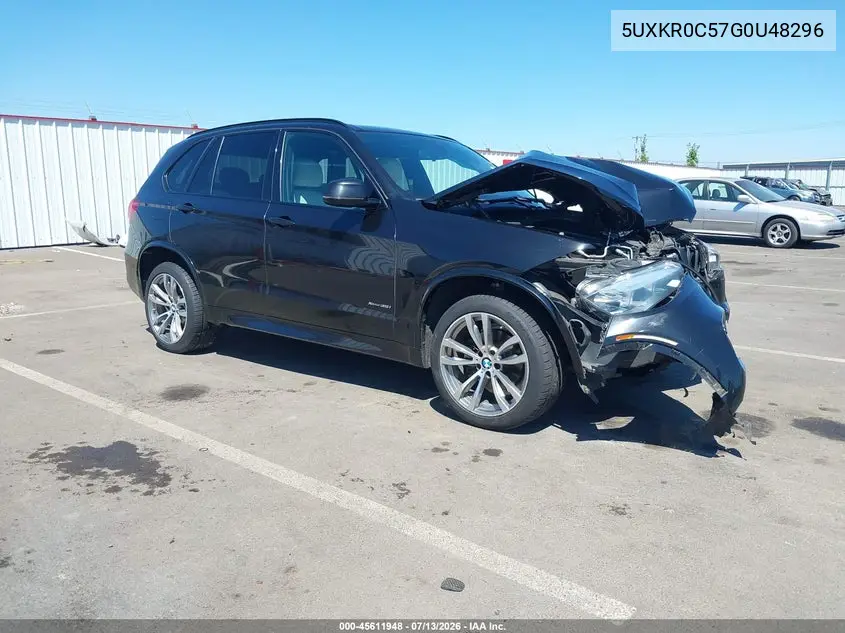 2016 BMW X5 xDrive35I VIN: 5UXKR0C57G0U48296 Lot: 45611948