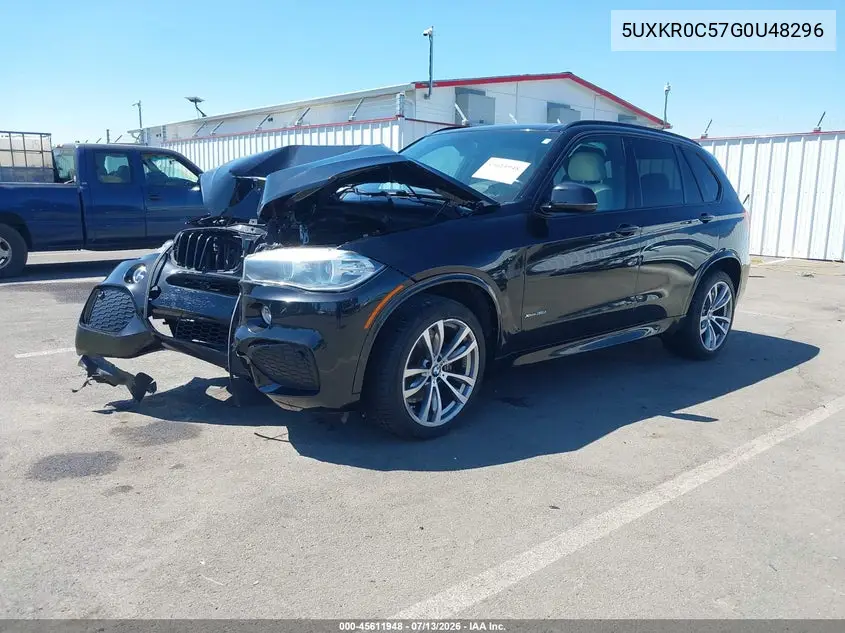 2016 BMW X5 xDrive35I VIN: 5UXKR0C57G0U48296 Lot: 45611948