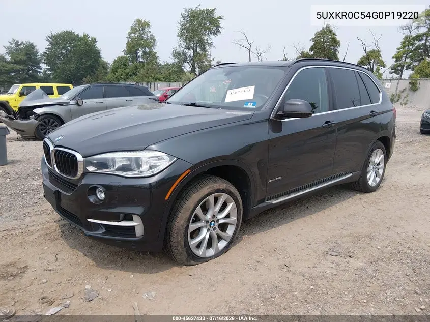 2016 BMW X5 xDrive35I VIN: 5UXKR0C54G0P19220 Lot: 45627433