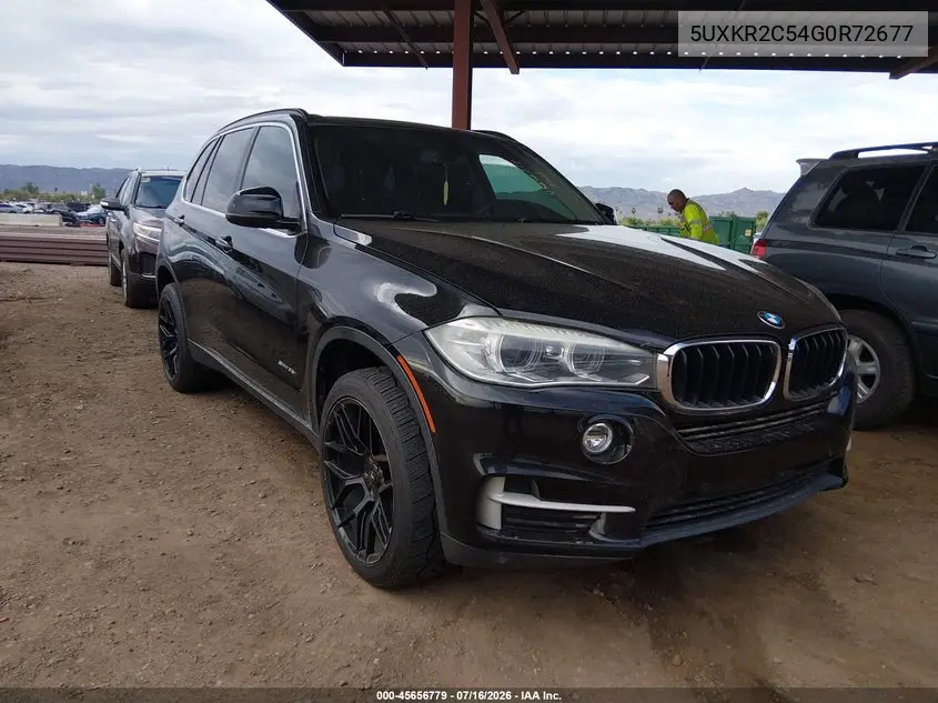 2016 BMW X5 Sdrive35I VIN: 5UXKR2C54G0R72677 Lot: 45656779