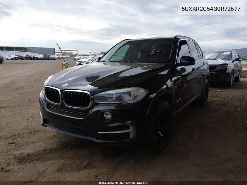 2016 BMW X5 Sdrive35I VIN: 5UXKR2C54G0R72677 Lot: 45656779