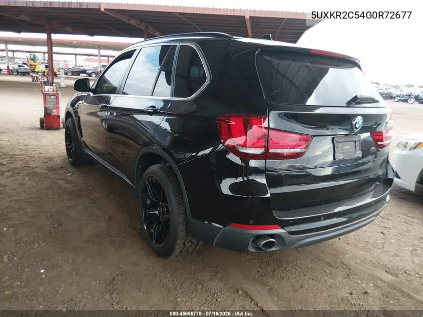 2016 BMW X5 Sdrive35I VIN: 5UXKR2C54G0R72677 Lot: 45656779