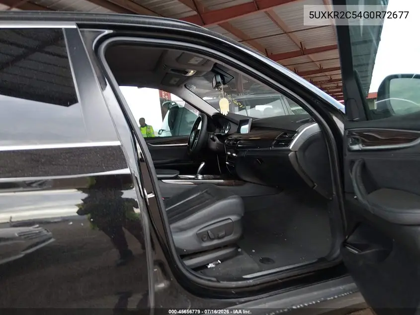 2016 BMW X5 Sdrive35I VIN: 5UXKR2C54G0R72677 Lot: 45656779