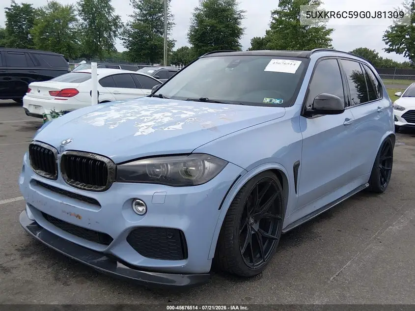 2016 BMW X5 xDrive50I VIN: 5UXKR6C59G0J81309 Lot: 45676514