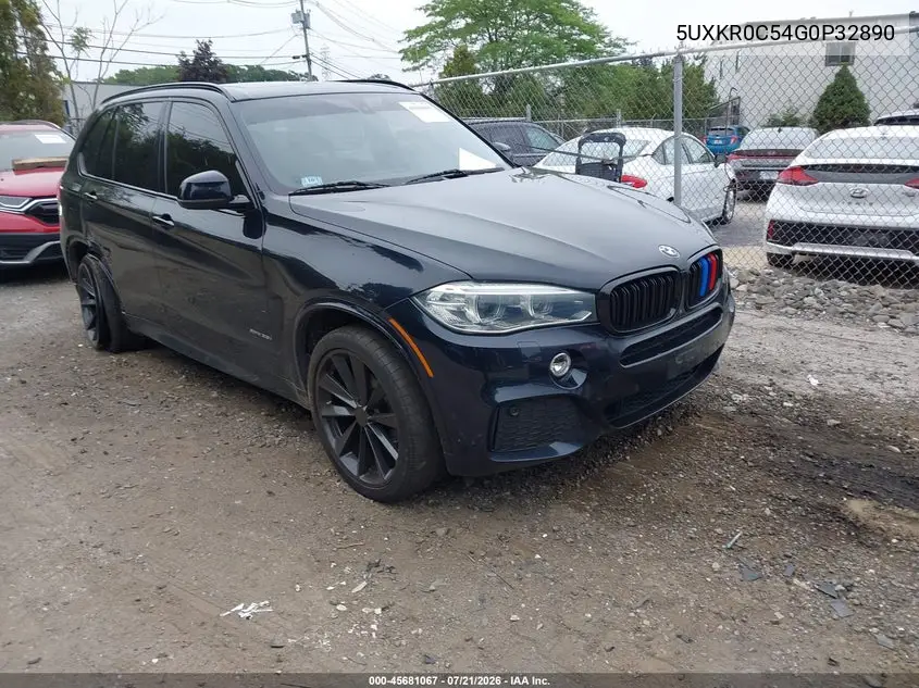 2016 BMW X5 xDrive35I VIN: 5UXKR0C54G0P32890 Lot: 45681067
