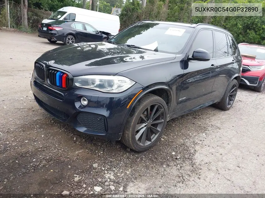 2016 BMW X5 xDrive35I VIN: 5UXKR0C54G0P32890 Lot: 45681067