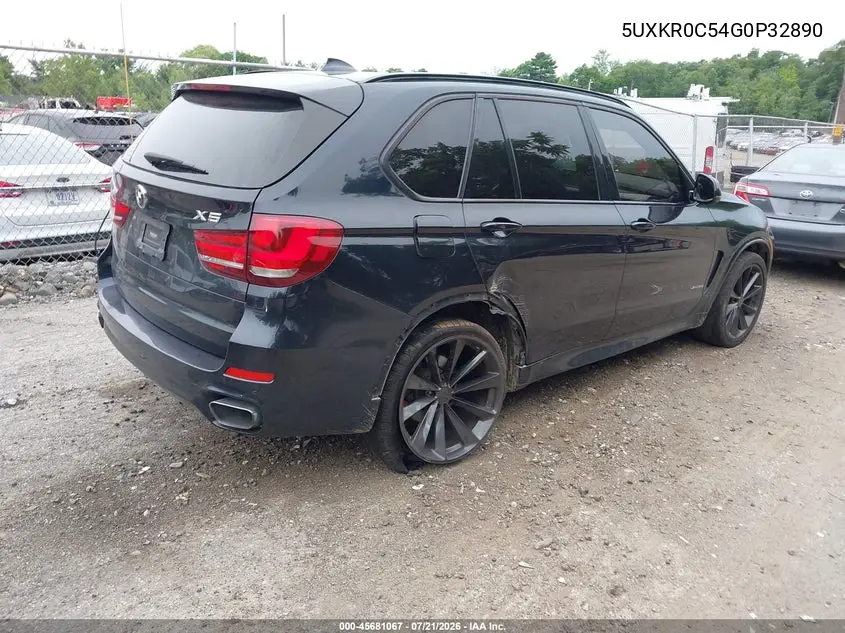 2016 BMW X5 xDrive35I VIN: 5UXKR0C54G0P32890 Lot: 45681067