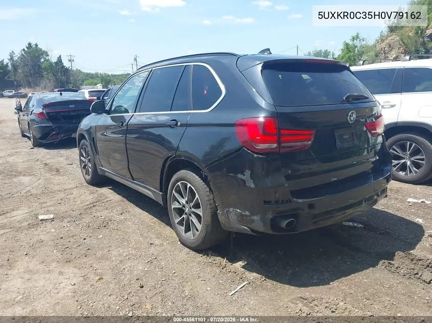 2017 BMW X5 xDrive35I VIN: 5UXKR0C35H0V79162 Lot: 45561101
