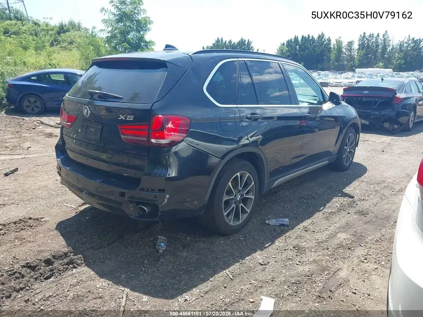 2017 BMW X5 xDrive35I VIN: 5UXKR0C35H0V79162 Lot: 45561101