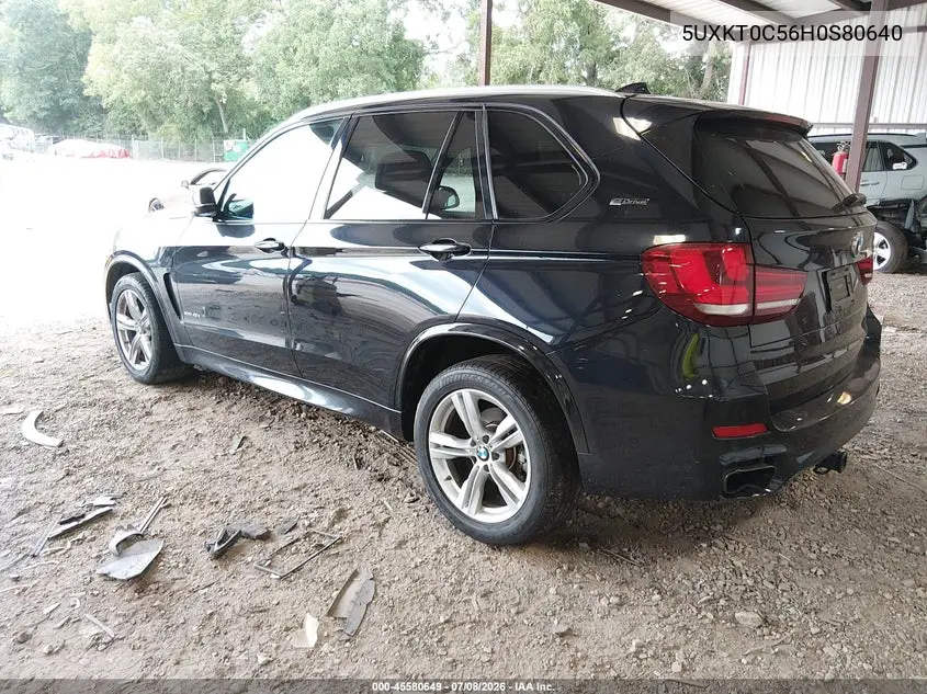 2017 BMW X5 Edrive xDrive40E Iperformance VIN: 5UXKT0C56H0S80640 Lot: 45580649