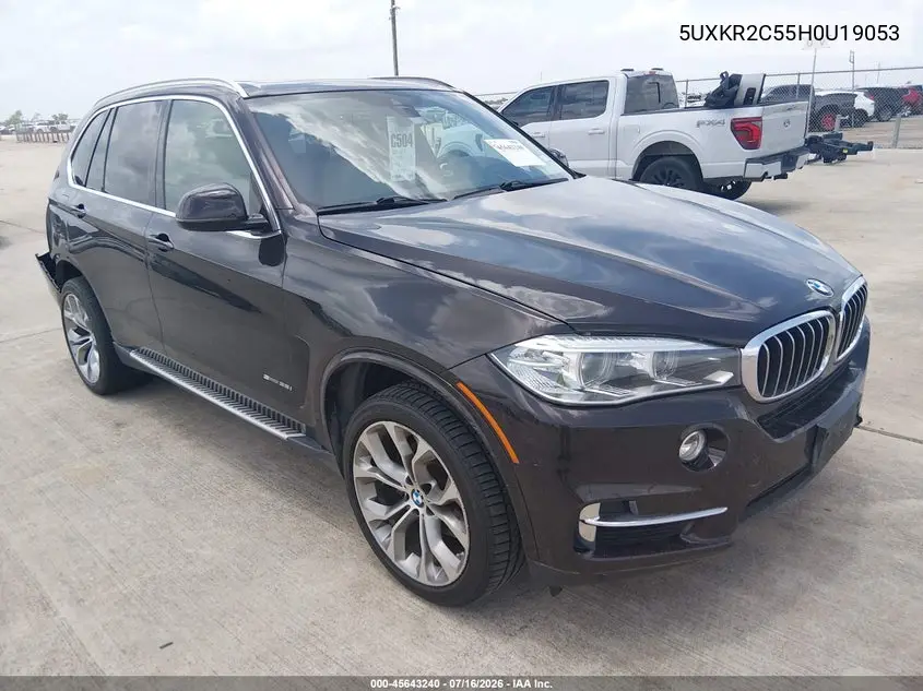 2017 BMW X5 Sdrive35I VIN: 5UXKR2C55H0U19053 Lot: 45643240